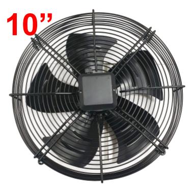 MOTOR VENTILADOR AXIAL 220V 60HZ 1PH 4P IP54 10" SUCCION 1600RPM