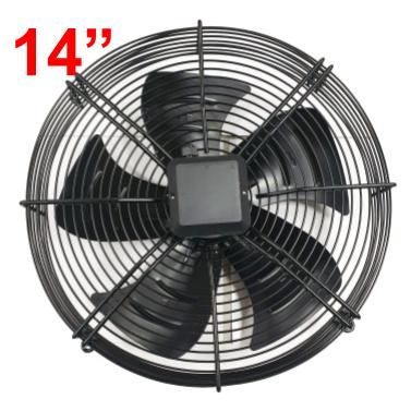 MOTOR VENTILADOR AXIAL 220V 60HZ 1PH 4P IP54 14" SUCCION 1600RPM