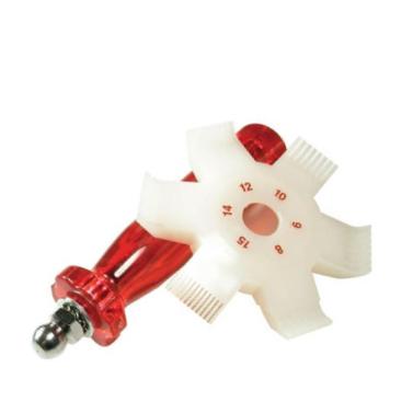 PEINE REDONDO PARA SERPENTIN CON MANGO