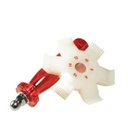 [CH351P] PEINE REDONDO PARA SERPENTIN CON MANGO