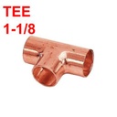 [TC118] TEE DE COBRE 1-1/8" SOLDAR