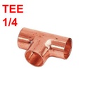 [TC14] TEE DE COBRE 1/4" SOLDAR