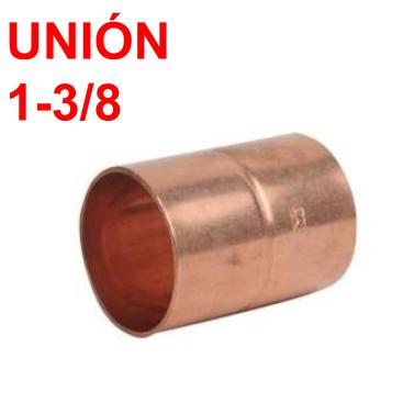 UNION DE COBRE SOLDAR 1-3/8" 
