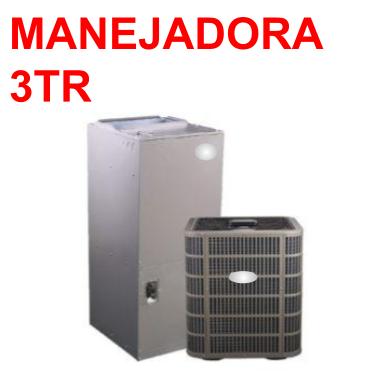 EQUIPO CENTRAL MANEJADORA CONDENSADORA DESCARGA VERTICAL  36000BTU 3TR 220V 1Ph  60Hz R410A