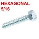 [TEXA14X114RF] TORNILLO CABEZA HEXAGONAL 1/4X1.1/4" TIRAFONDO PARA CHAZO 5/16