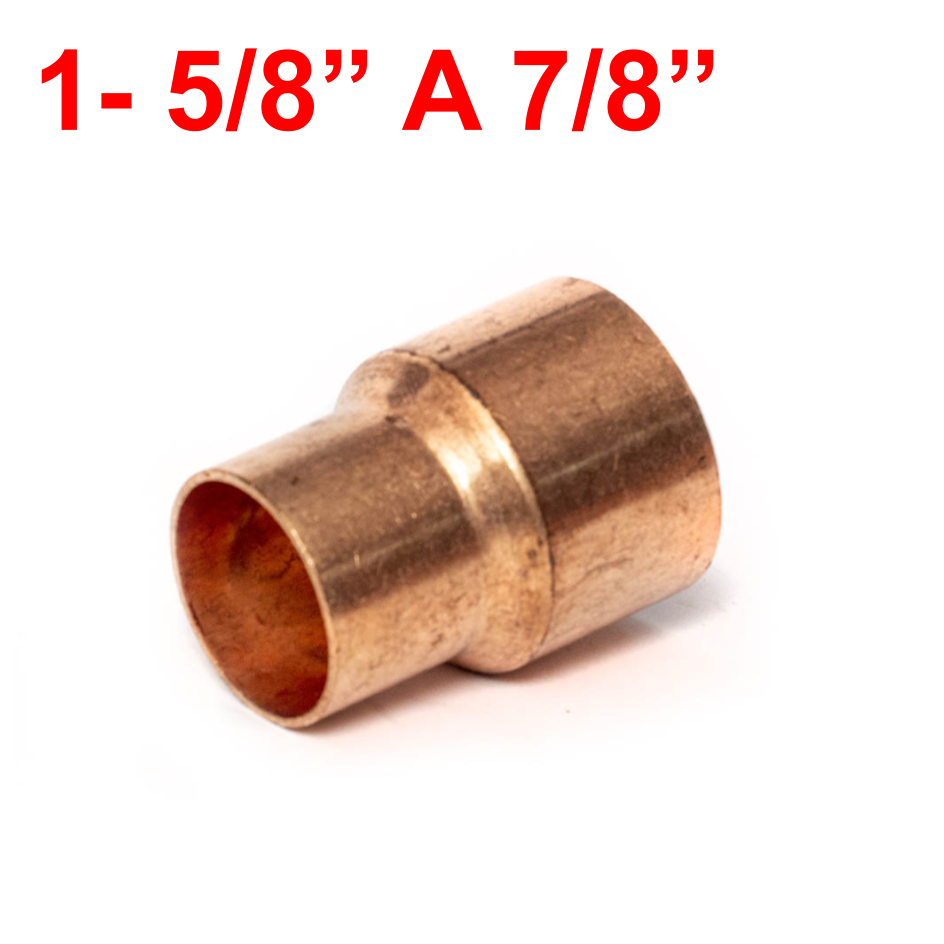 REDUCCION DE COBRE SOLDAR 1-5/8" -A 7/8"