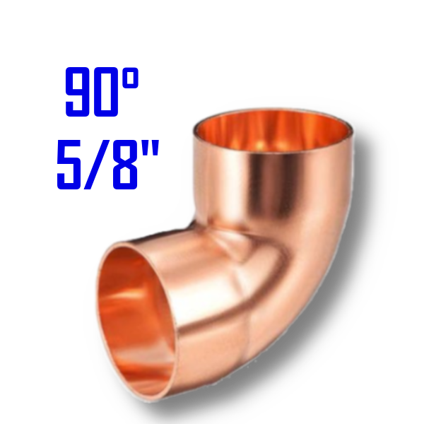 CODO DE COBRE 90° 5/8"