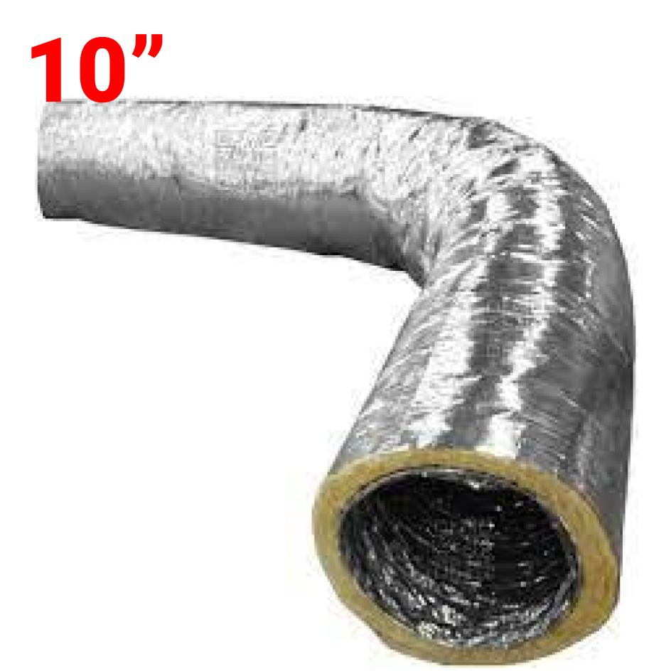 DUCTO FLEXIBLE DE 10" X 25FT (7.62m)