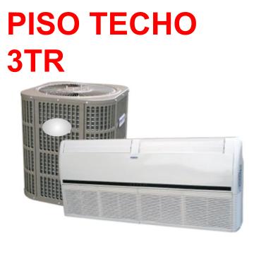 EQUIPO CENTRAL  PISO TECHO CONDENSADORA DESCARGA VERTICAL 36000BTU 3TR 220V 1Ph 60Hz R410A