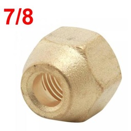 [TF78] TUERCA FLARE BRONCE 7/8"