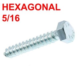 [TEXA14X114RF] TORNILLO CABEZA HEXAGONAL 1/4X1.1/4" TIRAFONDO PARA CHAZO 5/16